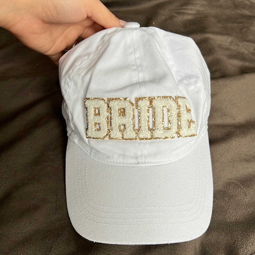 Bride patch hat- worn once